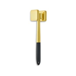 Stainless Steel Meat Tenderizer in Polished Gold Finish - 1 of 4