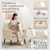 Accent Chair for Living Room Chairs,Mid Century Modern Armchair Comfy Upholstered Reading Accent Chairs  for Living Room Bedroom,2PCS - 4 of 4