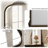 BEAUTYPEAK Arched Vintage Baroque Bathroom Vanity Mirrors - 4 of 4