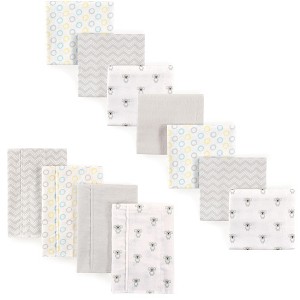 Luvable Friends Unisex Baby Cotton Flannel Burp Cloths and Receiving Blankets, 11-Piece, Koala, One Size - 1 of 1