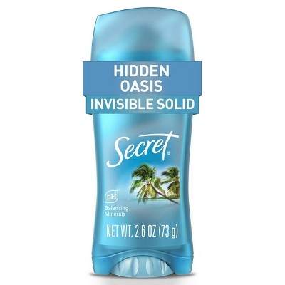 Secret Fresh Invisible Solid Antiperspirant & Deodorant for Women, Hidden Oasis, 2.6oz