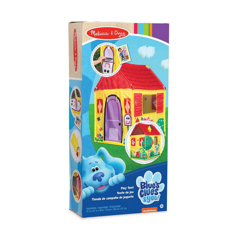 Melissa &#38; Doug Blues Clues &#38; You! Blues Deluxe House/Tent Playset, 4 of 13