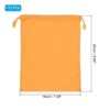 Unique Bargains 100% Cotton Reusable Washable Luggage Organizer Drawstring Bags 12 Pcs - 2 of 4