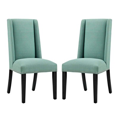 Modway Baron Dining Chair Fabric Set of 2 - Laguna