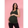 Women's Scoop Neck Side-Ruched Maternity Tank Top | Motherhood Maternity - 4 of 4