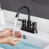 Bathroom Faucet Oil Rubbed Bronze 2-Handle Bathroom Sink Faucet 360 Degree High Arc Swivel - 2 of 4