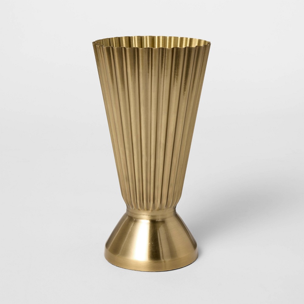 Antiqued Metal Trophy Vase - Threshold™ designed with Studio McGee