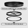 LunaLulinlk Metal Lazy Susan Turntable Organizer for Cabinet Storage Kitchen Countertop Bathroom Refrigerator Table Storage,13 Inch Black - 4 of 4