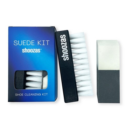 Shoozas Suede Shoe Cleaner Kit - Includes Double-sided Eraser And Suede  Brush, Remove Marks, Stains And Scuffs, Best For Suede, Nubuck, Rubber,  Canvas : Target