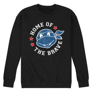 Men's - Teenage Mutant Ninja Turtles - Born Raised USA Graphic Fleece Sweatshirt - 1 of 4