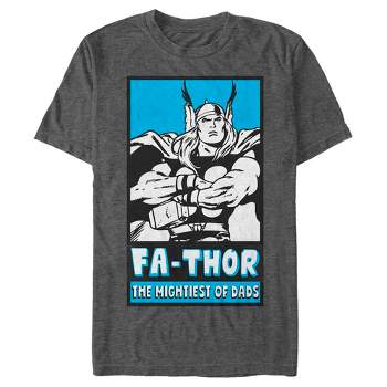 Men's Marvel Thor Fa-Thor The Mightiest of Dads T-Shirt