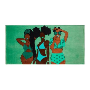 Pardon My Fro Cotton Beach Towel - 1 of 3