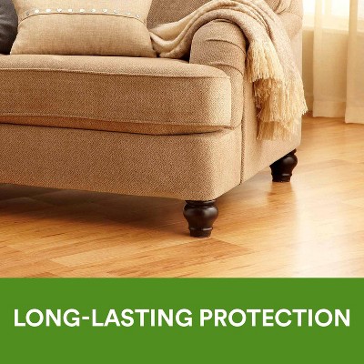 Brown Adhesive Felt Floor Protector Strips, 6-Pack
