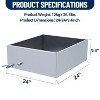 24"x24"x9.4" Maple Syrup Evaporator Pan Stainless Steel With a Valve Two interface - 2 of 4