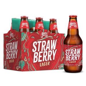 Abita Strawberry Lager Beer - 6pk/12 fl oz Bottles - 1 of 4