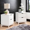 Powell Set of 2 Pensy 2 Drawer Nightstands - image 2 of 4