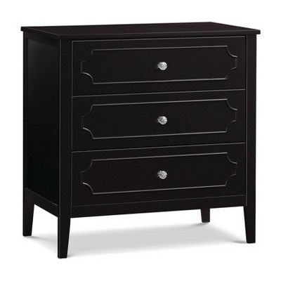 DaVinci Chloe Regency 3-Drawer Dresser - Black