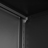 Gulches Tall Black Metal Storage Cabinet - 2 Doors with Adjustable Shelves, Steel Pantry Locker with Anti-Tipping & Magnetic Shut for Kitchen - 2 of 4