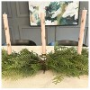 Attop 36" Greenery Centerpiece with Brass Candle Holder - 2 of 4