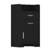 Karl Home Salon Wood Rolling Drawer Cabinet Trolley Cart Station Equipment Black - 3 of 4