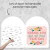 Big Dot of Happiness Female Best Boss Ever - Happy Women Boss's Day Giant Greeting Card - Big Shaped Jumborific Card - 16.5 x 22 inches - 3 of 4
