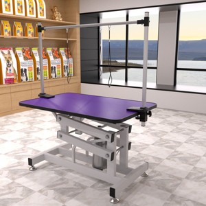 42" Heavy Duty Pet Grooming Table with Adjustable Arm and Noose,Dog Drying and Trimming Table for Large and Medium Pets–LAOTIES - 1 of 4