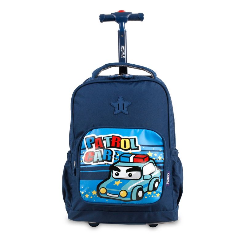 Kids' J World Sparkle Rolling Backpack, 1 of 9