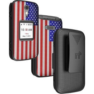 Nakedcellphone Case and Belt Clip Holster Combo for Lively Jitterbug Flip2 - 1 of 4