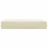 vidaXL Pallet Cushion Cream 23.6"x23.6"x2.4" Oxford Fabric - 4 of 4