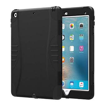 Verizon Rugged Case with Built-In Screen Protector for iPad 9.7" 5th gen (2017) - Black