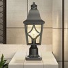 Maggift Outdoor Wall Lights Lamp Post Light Fixture, Waterproof Aluminum Housing with Glass, Black, 7.50"*7.50"*20.20" - image 2 of 4