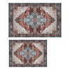 NewHome
"8x10 FT Vintage Boho Area Rug, Soft Low Pile, Non-Slip, Waterproof, Machine Washable for Home" Blue - 4 of 4