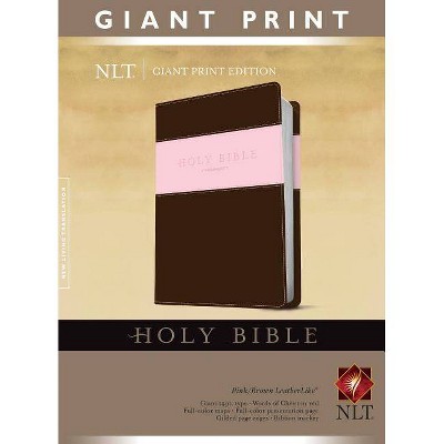 Giant Print Bible-NLT - 2nd Edition,Large Print (Leather Bound)