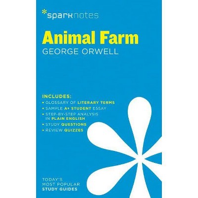 Animal Farm Sparknotes Literature Guide, 16 - by  Sparknotes & George Orwell (Paperback)