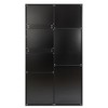 71" H Wardrobe Closet, Clothing Storage Cabinet with Sliding Door&Hanging Rail,Freestanding Armoire Wardrobe Cabinet for Bedroom Cloakroom Living Roo - 4 of 4
