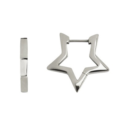 Stainless Steel Star-Shaped Earring