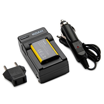 Koah Rechargeable Li-Ion Battery Pack for Sony NP-BX1 with Focus QC-105 Charger