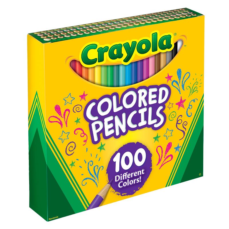 Crayola 100ct Sharpened Colored Pencils, 3 of 7
