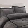 Gracie Mills Barlow 7-Piece Comforter Set in Taupe and Chocolate Brown - 3 of 4