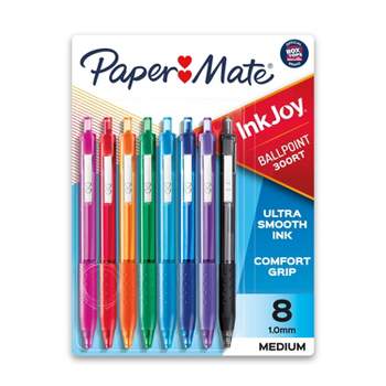 Paper Mate Ink Joy 300RT 8pk Ballpoint Pens 1.0mm Multicolored