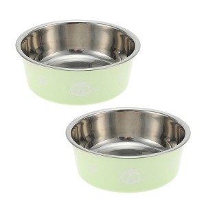 Unique Bargains Non-Skid Medium Pet Bowl 5.71" Dia - 1 of 4