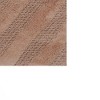 Unique Stripe Honeycomb Sculptured Bath Rug Is Made Soft Plush Cotton Is Super Soft The Touch Natural - image 2 of 3