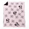Minnie Mouse Rosy Bows 50x60 Feather Knit Throw - 3 of 4