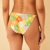 Women's Floral Print High Leg Cheeky Bikini Bottom - Wild Fable™ Yellow/Orange/Green - 2 of 4