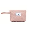 Diamond patterned hand bag, compact and easy to store, suitable for mobile phones, lipstick, change and keys, fashionable and practical - 2 of 3