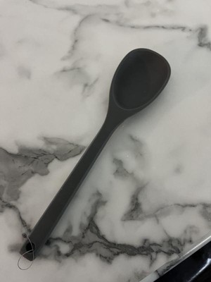 Silicone Solid Spoon Dark Gray - Figmint™