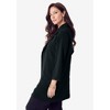 Roaman's Women's Plus Size Open Front Blazer - 4 of 4