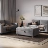 Aubin Large Storage Ottoman - CorLiving - image 2 of 4