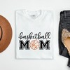 Simply Sage Market Women's Basketball Mom With Ball Short Sleeve Garment Dyed Tee - 3 of 4