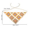 Unique Bargains Women's Grace Knitted Hollow Triangle Headwrap 20.47"x9.45" 1 Pc - 3 of 4